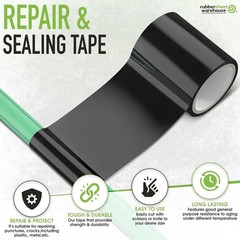 Waterproof Flex Rubberized Tape 5c m X 150cm Heavy Duty Leak Repair Seal Patch
