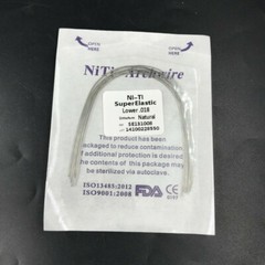 100pcs Dental Orthodontic Super Elastic Niti Arch Wire Round Ovoid/Natural Form