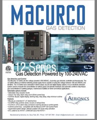 Macurco GD-12 Combustible Gas Detector 100-240V Methane Propane NEW 2025 Date