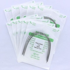 10 PACKS Dental Ortho 014 Upper Super Elastic Niti Round Arch Wire Nature Form
