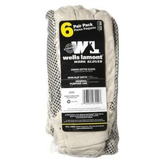Dotted Canvas Work Gloves, Extra Grip & Comfort – 12 Count (6-Pair Multi Pack)