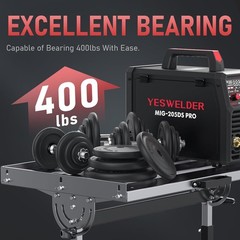 Foldable Welding Table on Wheels, 20×30 Inch Adjustable Height, 400lb Capacity