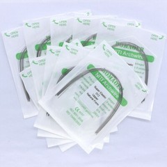 10 PACKS Dental Ortho 014 Upper Super Elastic Niti Round Arch Wire Nature Form