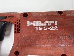 Hilti TE 5-22 Rotary Hammer Drill, Manufactured 04/2024, 1070 RPM, 21.6V