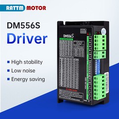 【US】 DM556S Stepper Motor Driver 20-50V DC 256 microstep 1-6A for Nema17/23/34