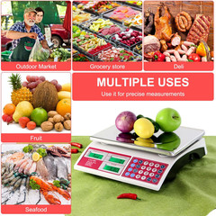Digital Price Computing Scale 66Lb/30Kg Commercial Produce Scale