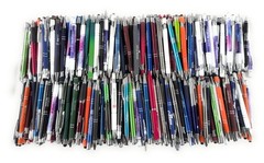 MISPRINT METAL PENS 500 ct Mixed Stylus/Executive/Soft Touch Bulk Click Pen Lot
