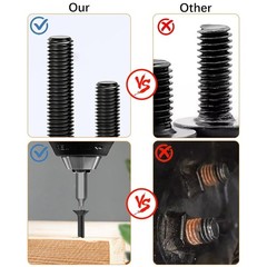 1001 Pcs M3 Countersunk Screws Assortment Kit, Flat Head Machine Screws Phillips