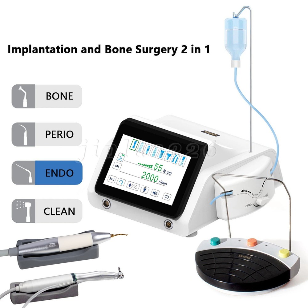 Dental Implant Surgery Motor LED Complete Set OPTIC Motor and Handpiece