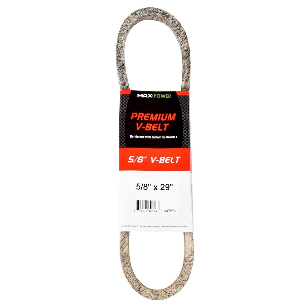 Maxpower 347574 Premium Belt Reinforced with Kevlar Fiber 5/8″ X 29″, beige