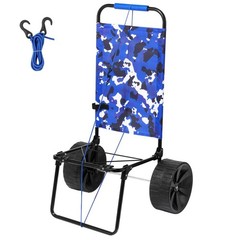 Beach & Fishing Cart 69lb 15.4×15.7in 10in PE Wheels