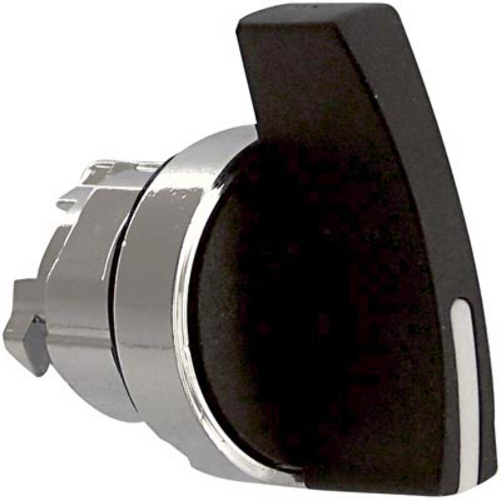 ZB4BJ3 – Square D Harmony XB4 Selector Switch Head 22mm 3-Position Black Metal