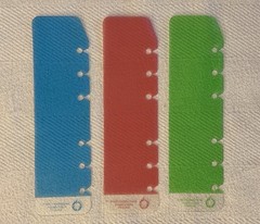 Franklin Covey Anna Pocket Snap Binder Blue Nappa Leather 6X3.5 Planner #59363