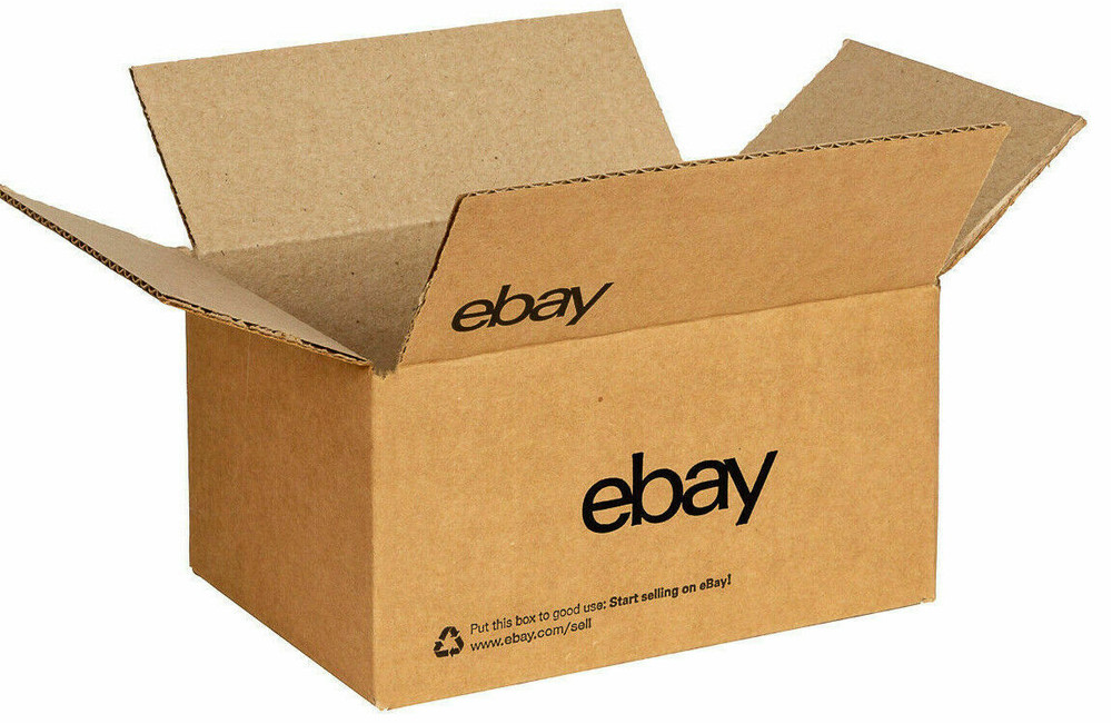Ebay Boxes 10- 6″ x 4 3/4″ x 4 3/4″ – Black Logo