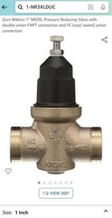 Wilkins 1” NR3XLDUC Water Pressure Reducing Valve Double Union Connections