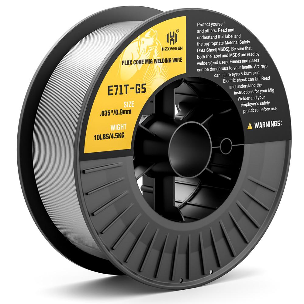 0.035in 10LBS Flux Core Welding Wire E71T-GS Gasless Mild Carbon Steel MIG Weld