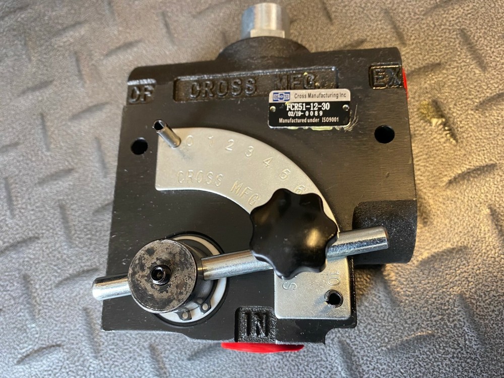 FCR51-10-16, 16GPM SAE12 Pressure Compensating Var Flow Control Valve, relief