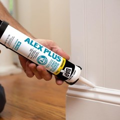 DAP Alex Plus White Acrylic Latex Silicone Caulk 10.1oz Interior Exterior