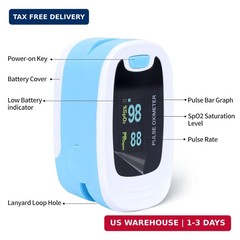 CONTEC CMS50NA Pulse Oximeter SpO2 and PR Value Waveform Blood Oxygen Neck/Wrist