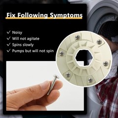 GYOFFULL 8533953 Washer Screw Compatible with Whirlpool Maytag silver
