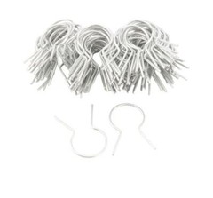 EZ Twist 1 5/8″ OD x 9 Gauge Preformed Galvanized Steel Fence Ties – 100 Pack