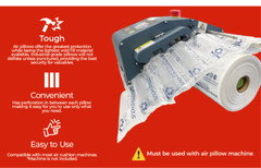 490 Feet 4″ x 8″ Air Pillow Film Roll Package Shipping Cushioning Packing