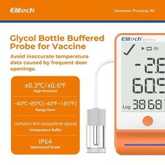 Elitech GSP-6 Temperature Data Logger Humidity Recorder External Sensor USB Port