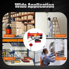 Electric Hoist Factories Warehouses Electric Lifting Hoist & Remote Control