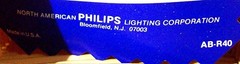 *PACK of 1-ONE* Incandescent Flood Lamps 150 R40/FL 130V PHILIPS MADE IN USA NOS