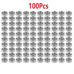 100Pcsk 5x8x2.5 mm Metal Shielded Ball Bearing Steel Bearings MR85ZZ Bearings