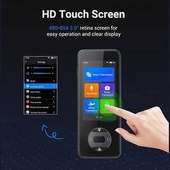 144 Language Translator Device Smart Two-Way Instant Ai Voice Photo Translat AOB
