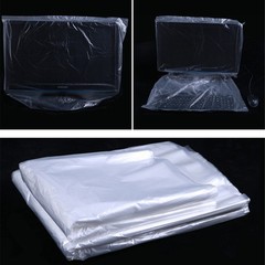 Singhal 33″x39″ Clear Poly Bags – 1 Mil Heavy-Duty Open-End Plastic Pouches