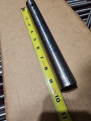 (Tag C72) 1.125″ Dia Titanium Round Rod x 9+” Inch Long 6AL4V-ELI Medical Grade