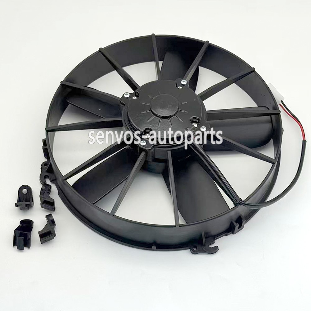 Spal 12″ High Performance Puller Radiator Cooling Fan 1640 CFM Paddle Blades NEW