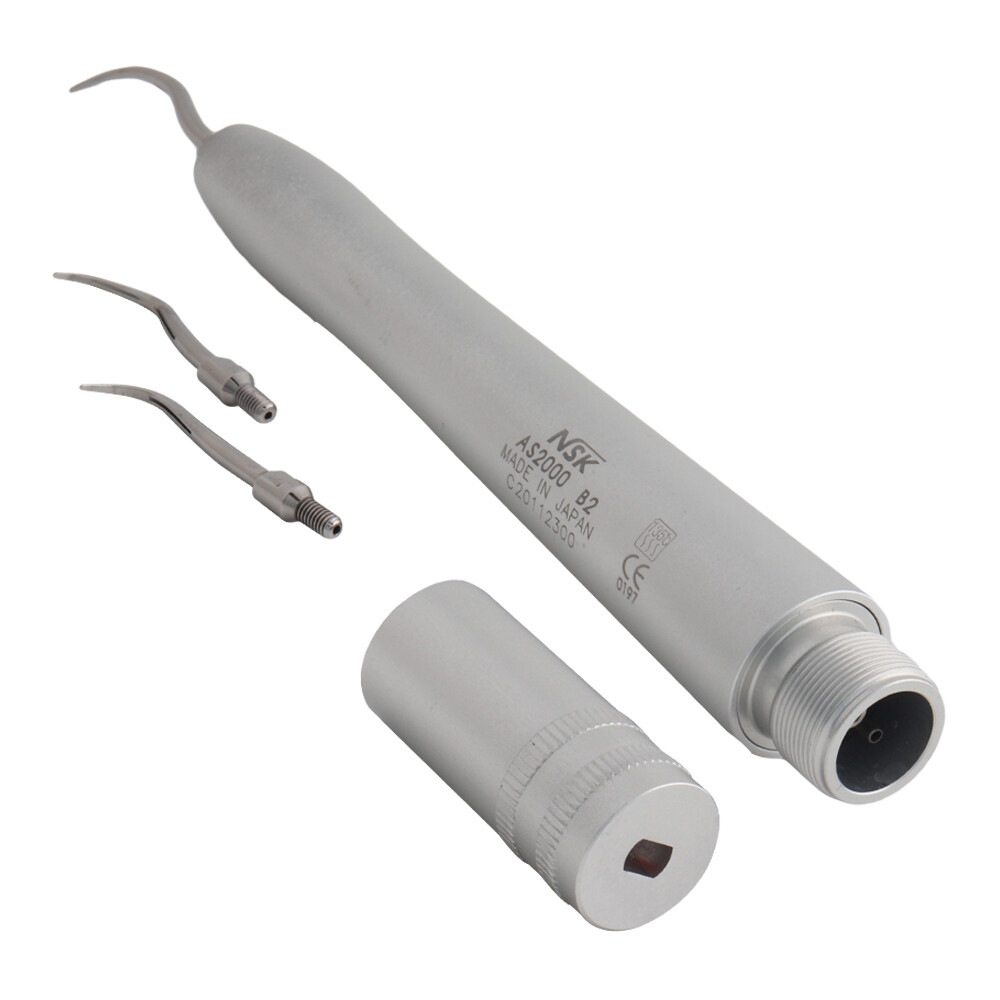 Dental Air Scaler Sonic Perio Hygienist Handpiece with Tips NSK AS2000 B2 2 Hole