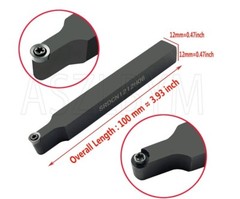 12mm SRDCN1212H06 Boring Bar Turning Tool For RCMT 0602MO Inserts R3 Circular