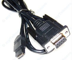 1x Bundle FTDI USB & HP48 Serial DB9 Cable for HP 48GX 48G+ 48G 48SX 48S + CD