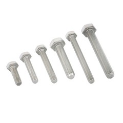 192PCS Stainless Steel Heavy Duty Hex Bolt/Nut Kit M6/M8/M10 304SS w/Washers