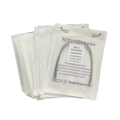 Dental Ortho Heat Thermal Activated Niti Rectangular Arch Wire Natural Form