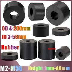 Round Rubber Spacer Anti Vibration Isolation Pads Isolator Bushing Washer M2-M56