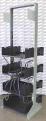 ELTEK 299197 – DC SYS FP2-48/600A – 23″ FLATPACK RACK w/Shelves & 200A BREAKERS