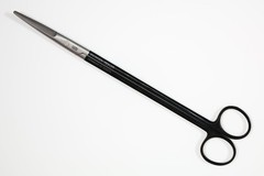 Snowden-Pencer Supercut Metzenbaum Scissors, Curved, B/B, Diamond Edges, TC, 9in