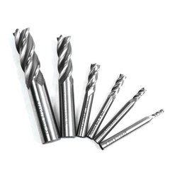 US 4/5/8/10pcs 1/4″Shank 1/8″ 3/16″ 1/4″End Mill Cutter CNC Router Bits 4 Flute