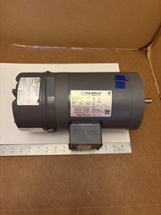 LEESON K460 Brake Motor, 0.75 HP, 3 Ph, 230/460 V, 1800 RPM, 5K49PN4565