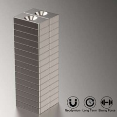 10~100Pc Strong Magnets Countersunk Ring 20x10x4mm Rare Earth Neodymium 4mm Hole