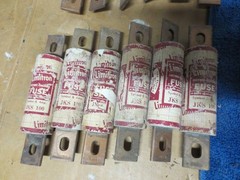 (6) Limitron JKS-100 100A 600VAC Class J Fuse Fast Acting Current Limiting Type
