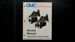 OMC Stern Drive SX DP Cobra Service Manual 1996 Vertical Drive Transom Repair