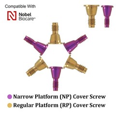 US Dental Closure Cover Cap Cover Screw fits Straumann ITI/Nobel Biocare/Hiossen