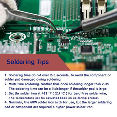 Lead-Free Solder Wire Rosin Core No Lead Wire Thin 0.6Mm 50G Fine Solder