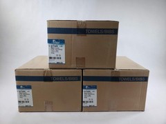 Lot Of 3 Boxes Tidi 917405 Gray 3-Ply Tissue Poly Towel & Bib 13″ X 18″ 500/BOX